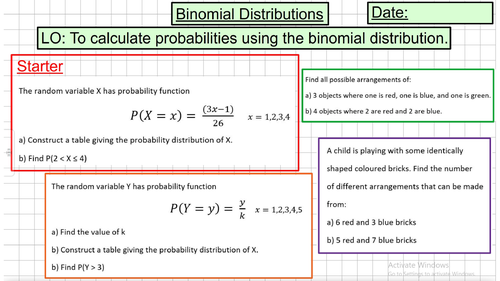 Finding Probability Using a Binomial Distribution (Unit 5 - The Binomial Distribution)