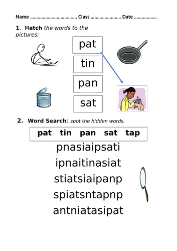 satpin Mrs Pryce's Funny Phonics