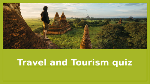 Travel and Tourism quiz