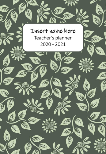 Teacher´s planner 2020/2021