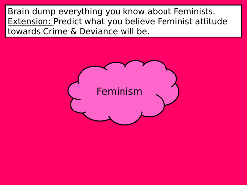 AQA Crime & Deviance- Feminism (7/15)