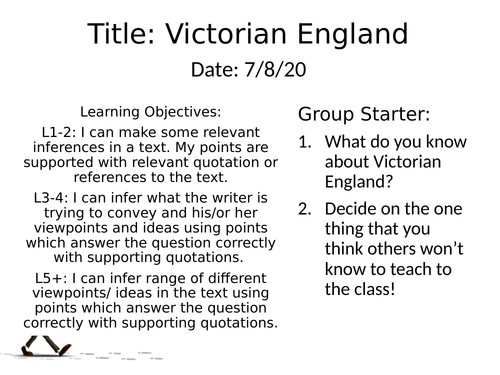 Complete KS3 SOW - Non-Fiction Victorian England