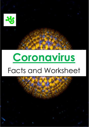 Coronavirus Information and Worksheet