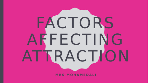 AQA Relationships- Filter Theory