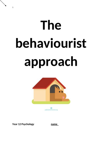 Educas Psychology Behaviourist Booklet.