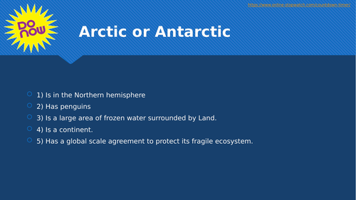 The Arctic Council and Antarctica Treaty (OCR GCSE)