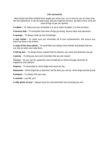 End of year present idea