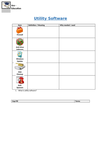 ICT - UTILITY SOFTWARE