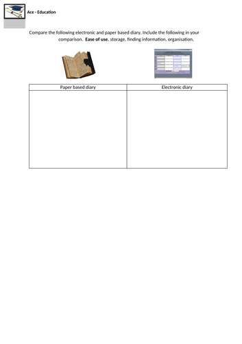 ICT- ELECTRONIC VS PAPER