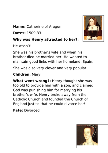 Henry VIII: Who were his six wives?