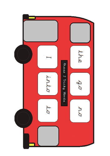 Tricky word bus (Phase 2)