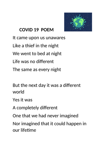 COVID-19 POEM