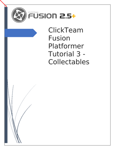 Clickteam fusion platformer tutorial - Collectable Items