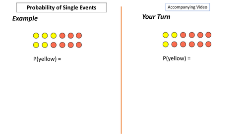 Probability Home / Distance Learning Worksheets and Videos