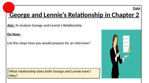 George and Lennie's Interview in Of Mice and Men