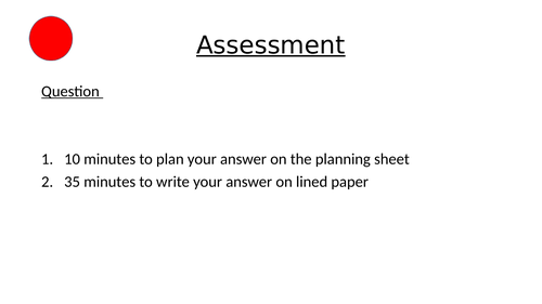 Of Mice and Men Assessment Template