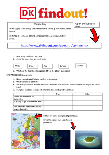 Non-fiction comprehensions DK Findout