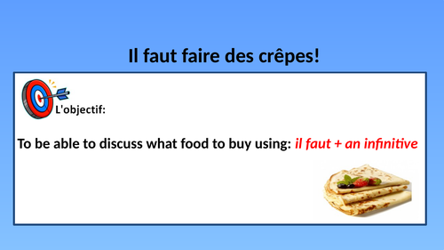 Studio 2.4 Il faut faire des crêpes