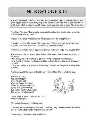 Esio Trot- Mr Hoppy's clever plan. Extract