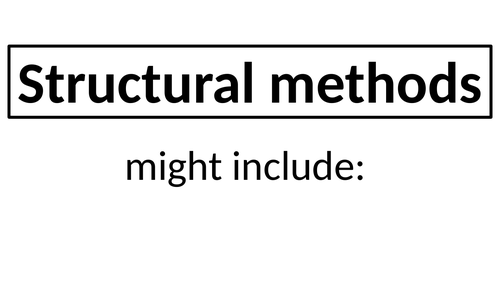Editable Display Language Methods Structural Methods PPT