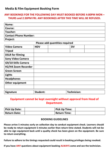 TV, Film and broadcast: Pre-Production and Post-Production Template pack