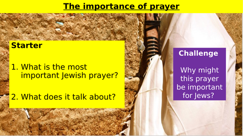 The Importance of Jewish Prayer and comparison with Christian worship
