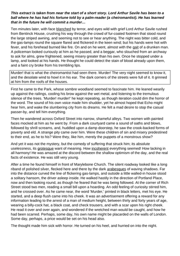 KS4 GCSE Reading Skills "Lord Arthur Savile's Crimes" Oscar Wilde CRR Comprehension Assessment HW