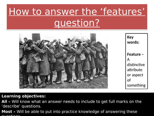 Lesson: Exam Skills - How to answer the ‘features’ question?