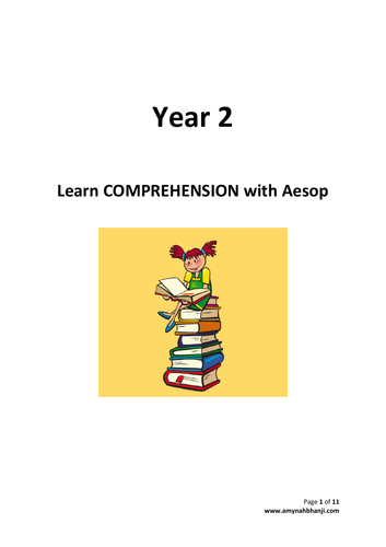 Year 2 – Learn COMPREHENSION with Aesop