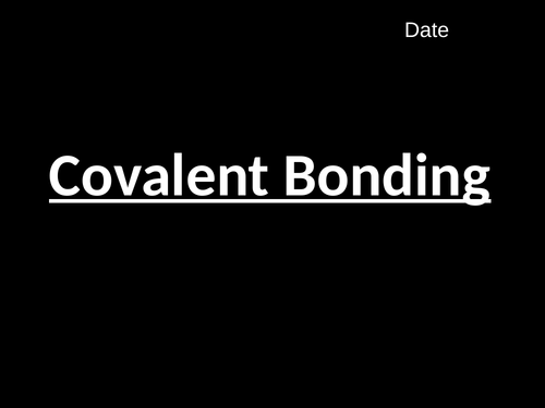 Covalent Bonding (C2.3)