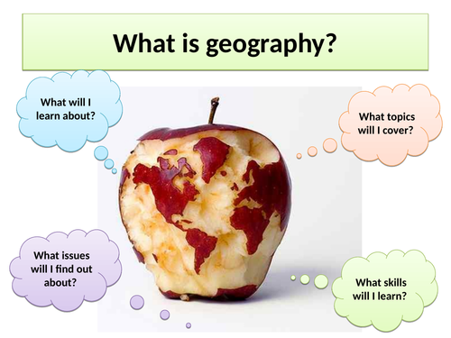 What is geography? An intro to physical and human geography (ideal for Y7)
