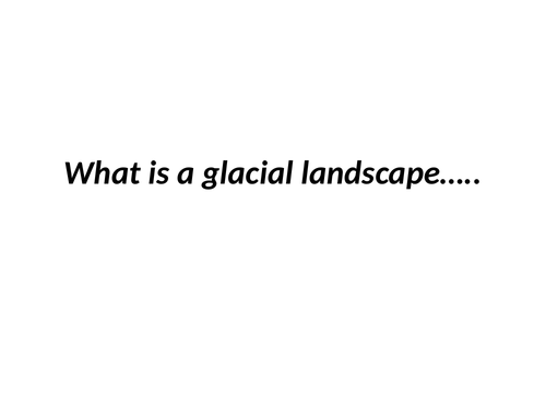 Introduction to glaciation - history of glaciation, ice ages, and causes of temperature change