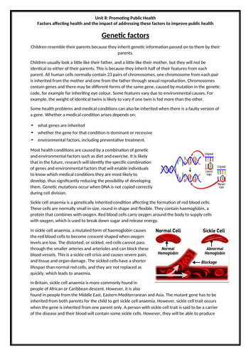 Unit 8 promoting health and wellbeing coursework 06 image