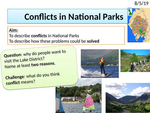 Tourism and conflict in UK national parks - the Lake District - WHOLE LESSON (KS3/KS4 suitable)