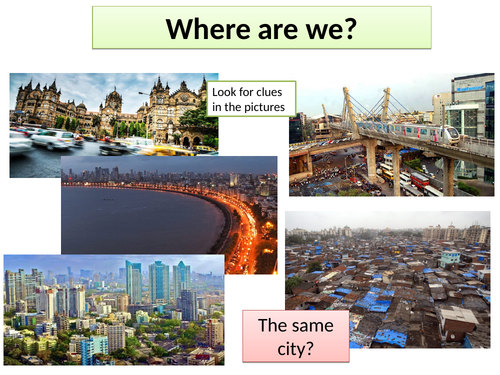 Introduction to Mumbai - features of the city and its population (KS4 Urban Issues & Challenges)