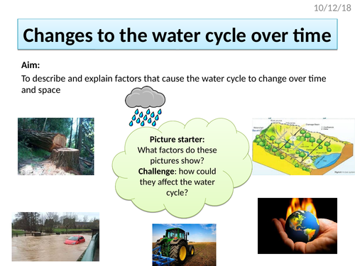 Changes to water cycles over time (AQA Water & Carbon Cycles)