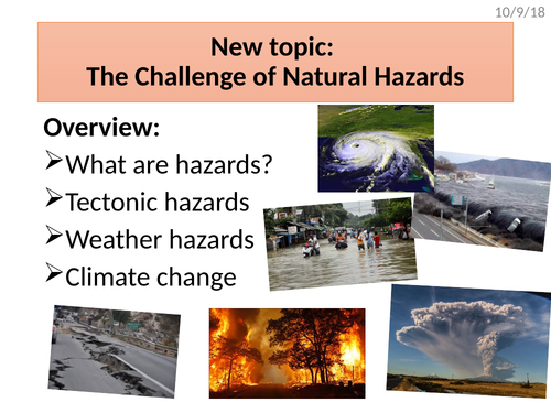 Introduction to natural hazards (AQA The Challenge of Natural Hazards)