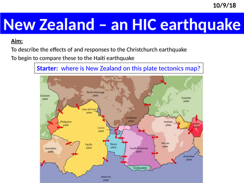 Christchurch earthquake 2011 - HIC case study (AQA The Challenge of Natural Hazards)