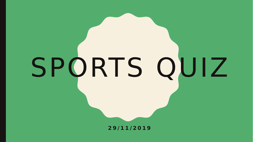 Sports Quiz