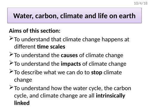 AQA A Level Climate Change Case Study - The Amazon