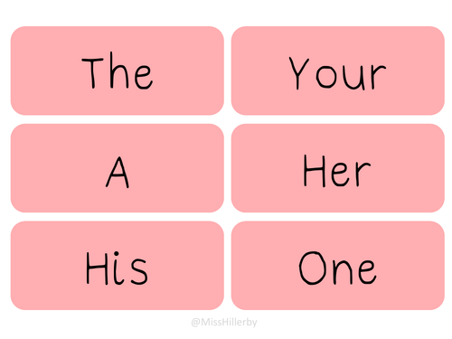 Silly Sentence Cards