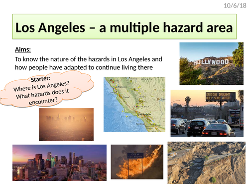 Los Angeles - a case study of a multi-hazardous environment (AQA A Level)