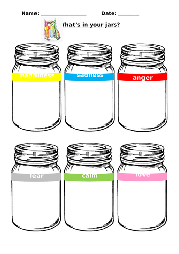 The Colour Monster - Jars Activity