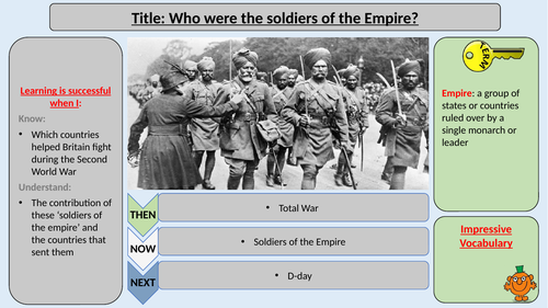 Soldiers of the Empire in World War Two