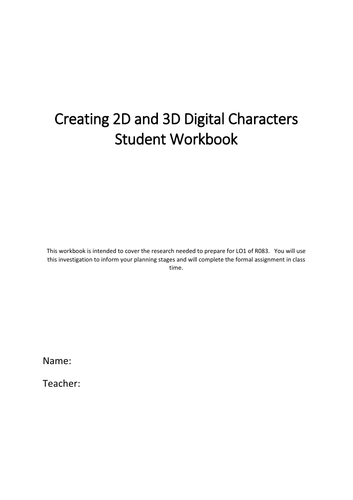 iMedia R083 Characters Student Booklet