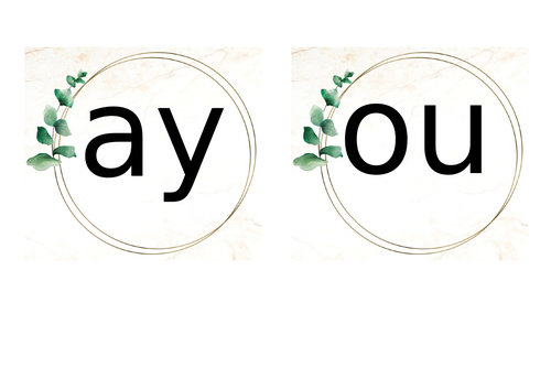 Natural Phase 5 Phonic Graphemes