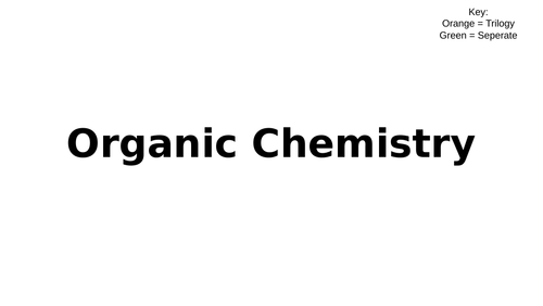 GCSE AQA Organic Chemistry