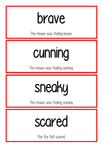 The Gruffalo Vocabulary Cards