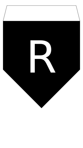 Bunting for reading display