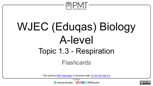 WJEC England/ Eduqas A-level Biology Flashcards